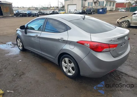 2012 Hyundai Elantra Gls (Ulsan Plant) from USA, damaged, VIN KMHDH4AE0CU349969